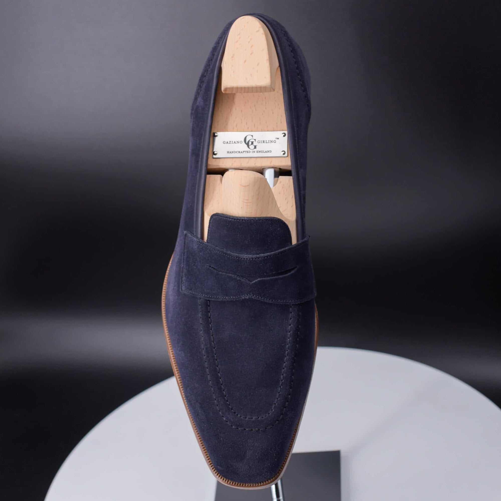 Gaziano & Girling - Capri Navy Suede SL14