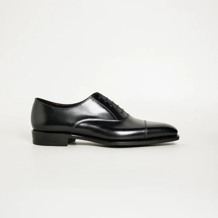 Yearn OXF 571 - Y02 - Black Captoe Oxford