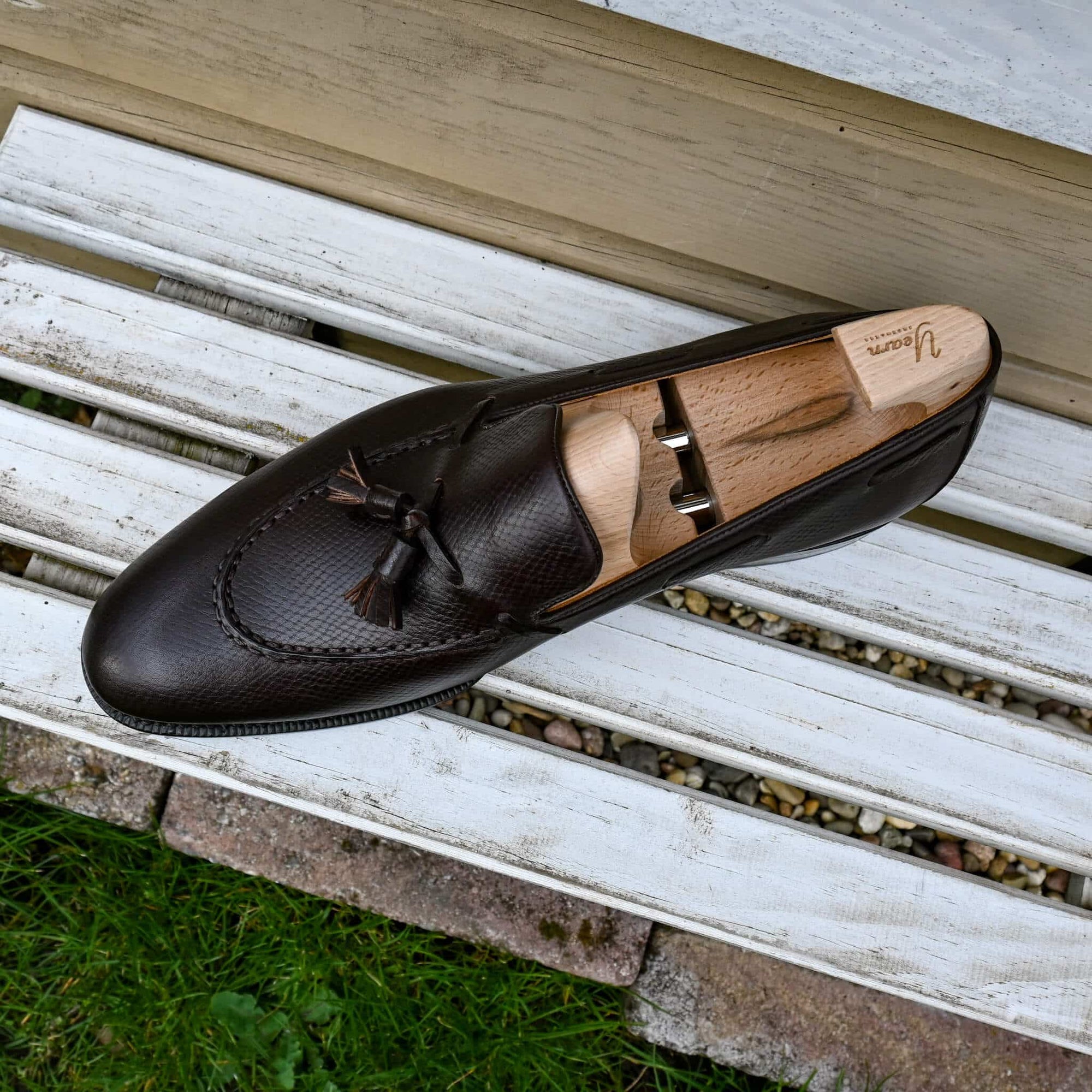 Yearn LOF 82C2 - Y08 - Tassel Loafer - Dunkel Braun genarbt