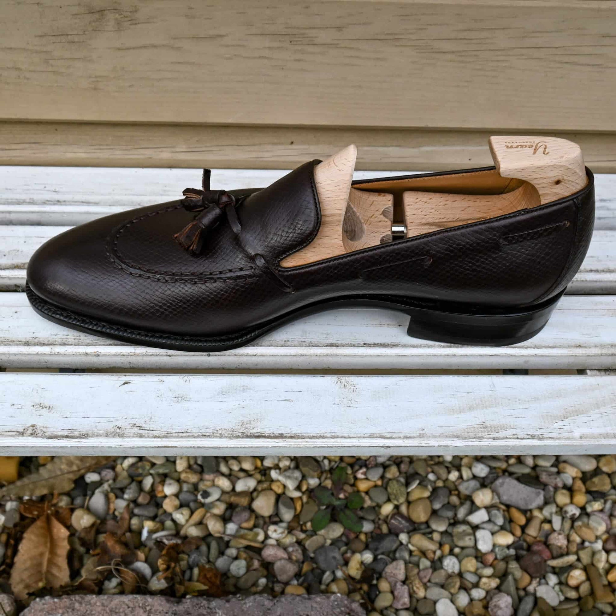 Yearn LOF 82C2 - Y08 - Tassel Loafer - Dunkel Braun genarbt